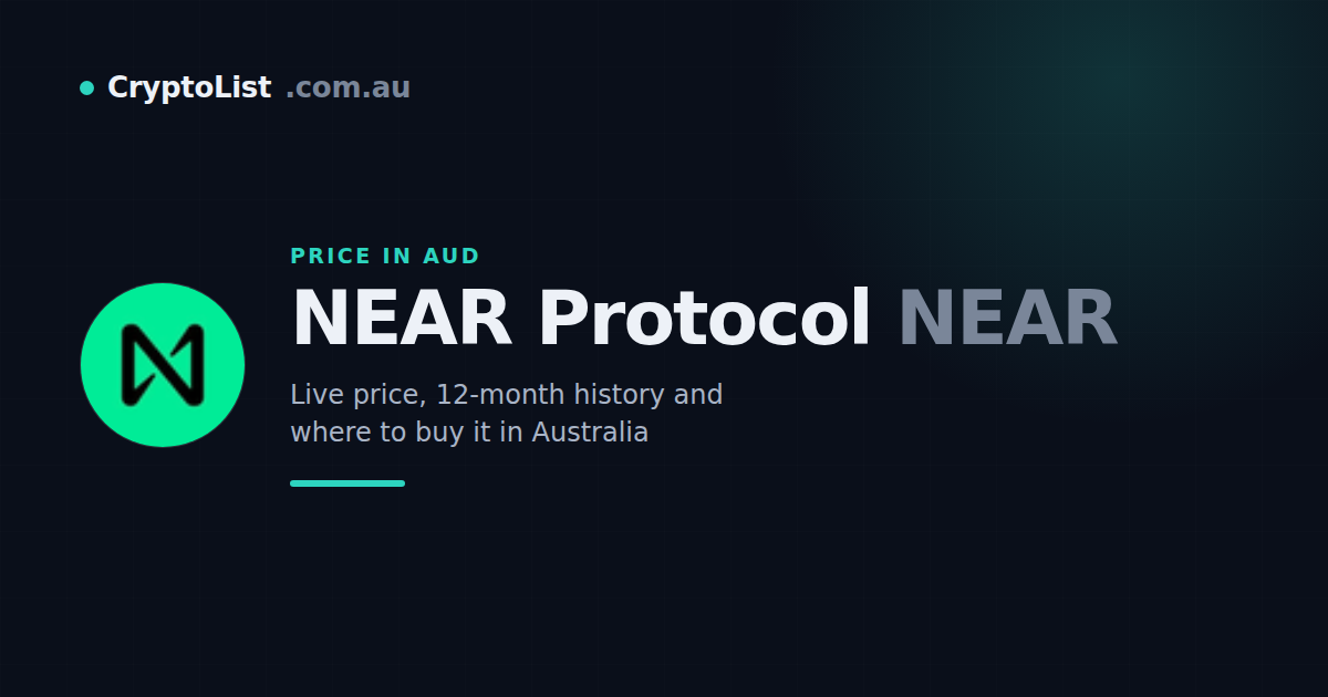 Coin Software NEAR Protocol (NEAR) Price AUD — A$7.83 | CryptoList